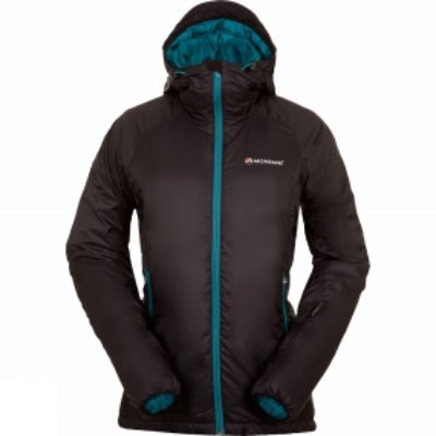 Montane Womens Prism Jacket Black/Zanskar Blue Montane Womens Prism Jacket Black/Zanskar Blue